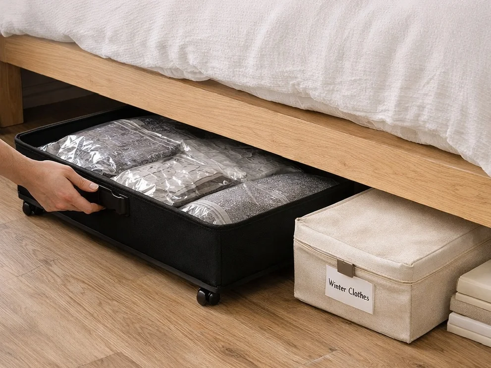 under bed storage for clothes