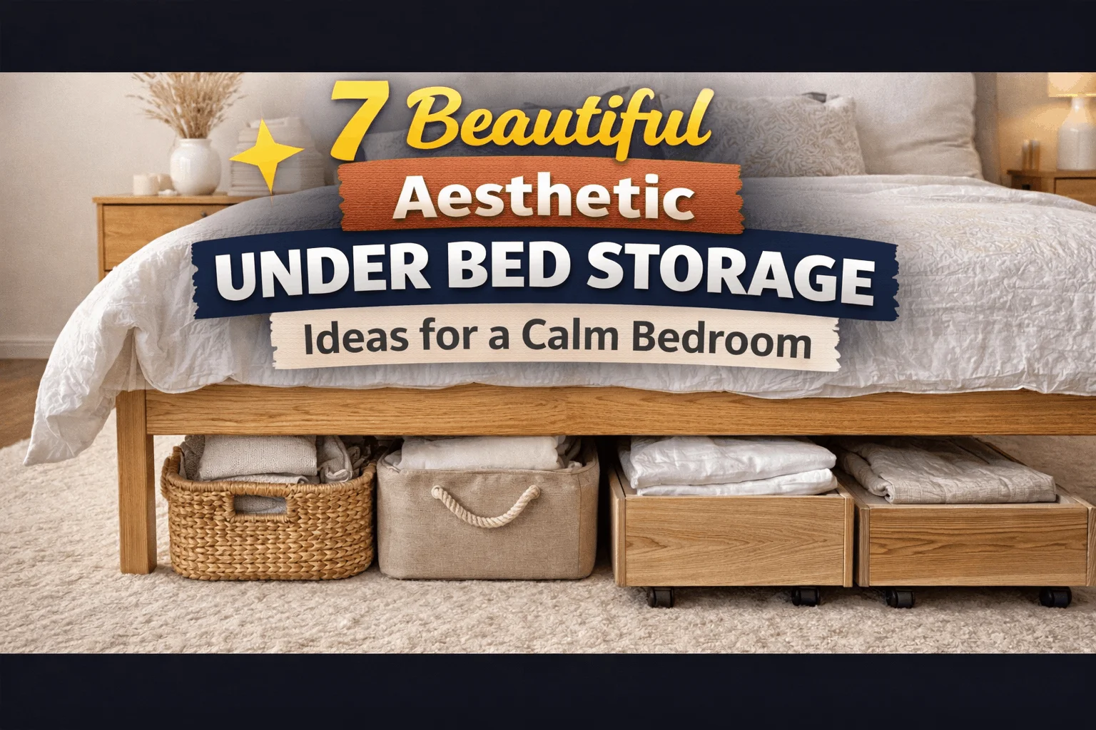 Aesthetic Under Bed Storage