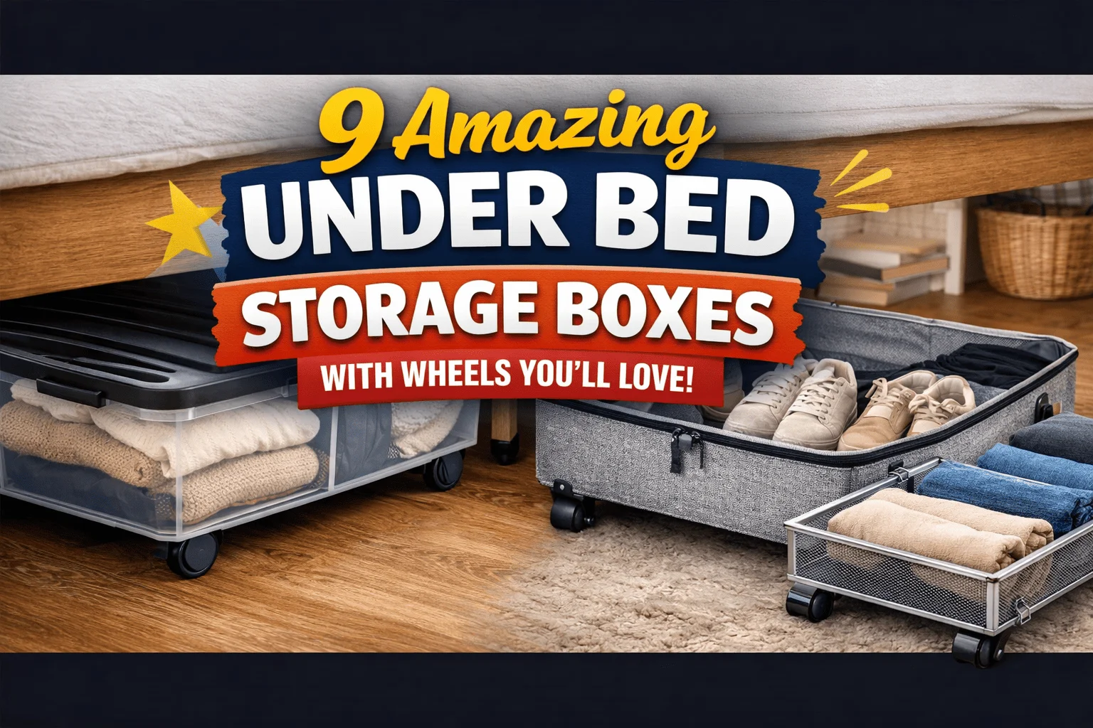Under Bed Storage Boxes With Wheels